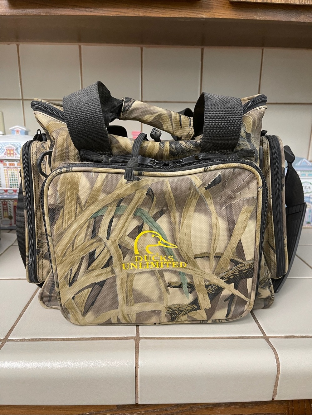 Men's Camo Gear Bag - Tan/Green